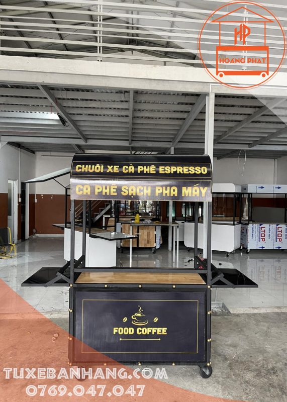 Xe cà phê bằng sắt đẹp