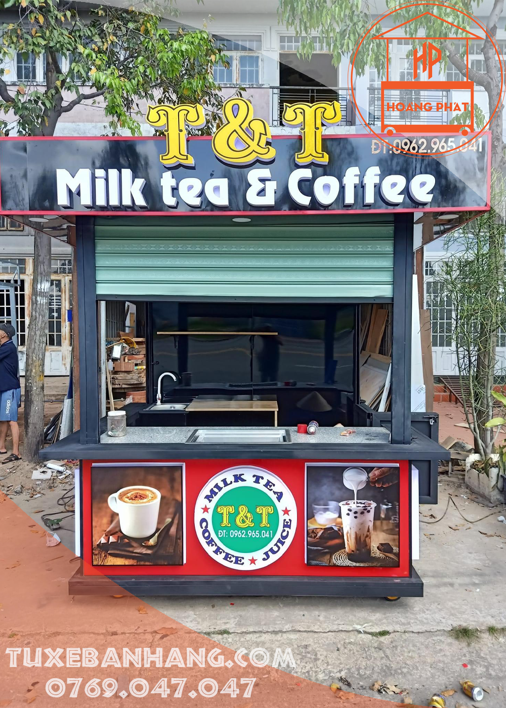 Kiot bán trà sữa