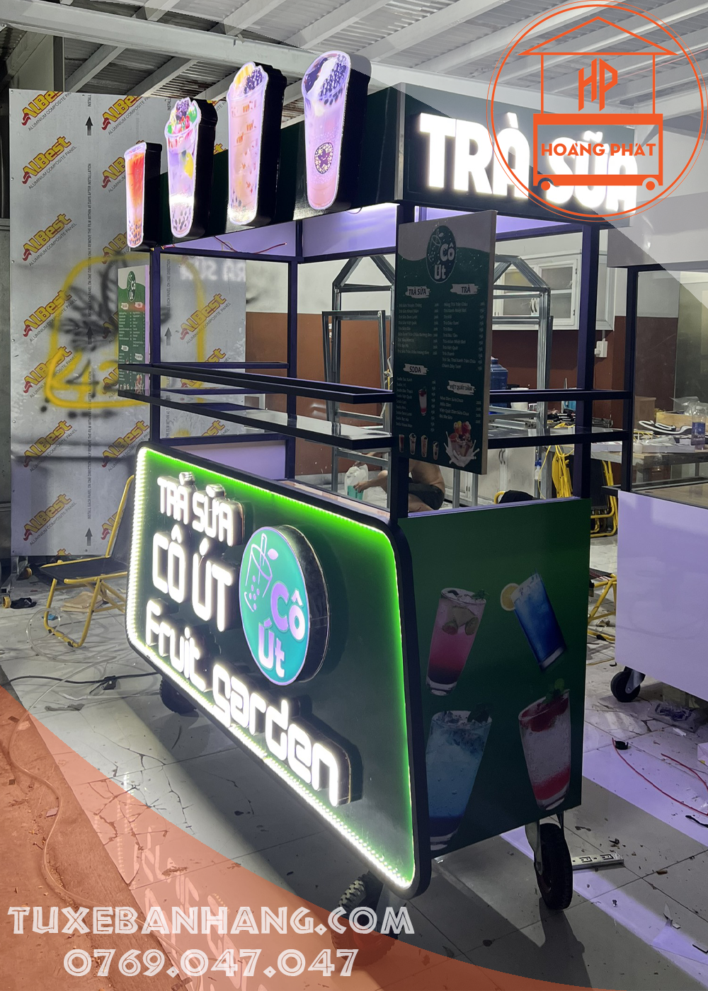 Tủ bán trà sữa