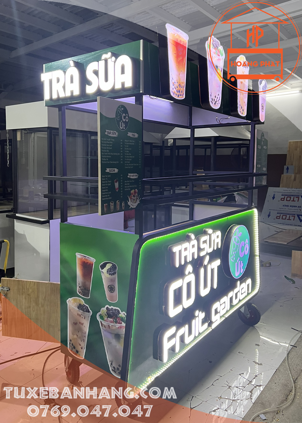 Tủ bán trà sữa