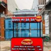 Xe Bán Bánh Mì Và Nước 1m4x60x2m XBH384