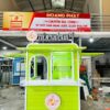Kiot Bán Trà Sữa Màu Xanh 1m4x1m2x2m XBH581