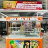Kiot Trà Sữa Màu Cam 2mx1m5x2m XBH548
