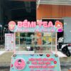 Xe Trà Sữa Màu Sắc 1m6x60x2m XBH868