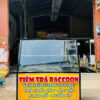 Tủ xe sắt tiệm trà raccon 1m2
